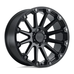 Black Rhino – PINNACLE – Black – 17″x8.5″ -18mm – All weather Wheels – 1785PNC-86140M12